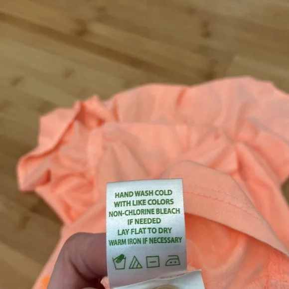 Lilly Pulitzer Strapless Ruffled Wiley Tube Top - Pink | Peach | Navy - Size XS - Picture 15 of 17